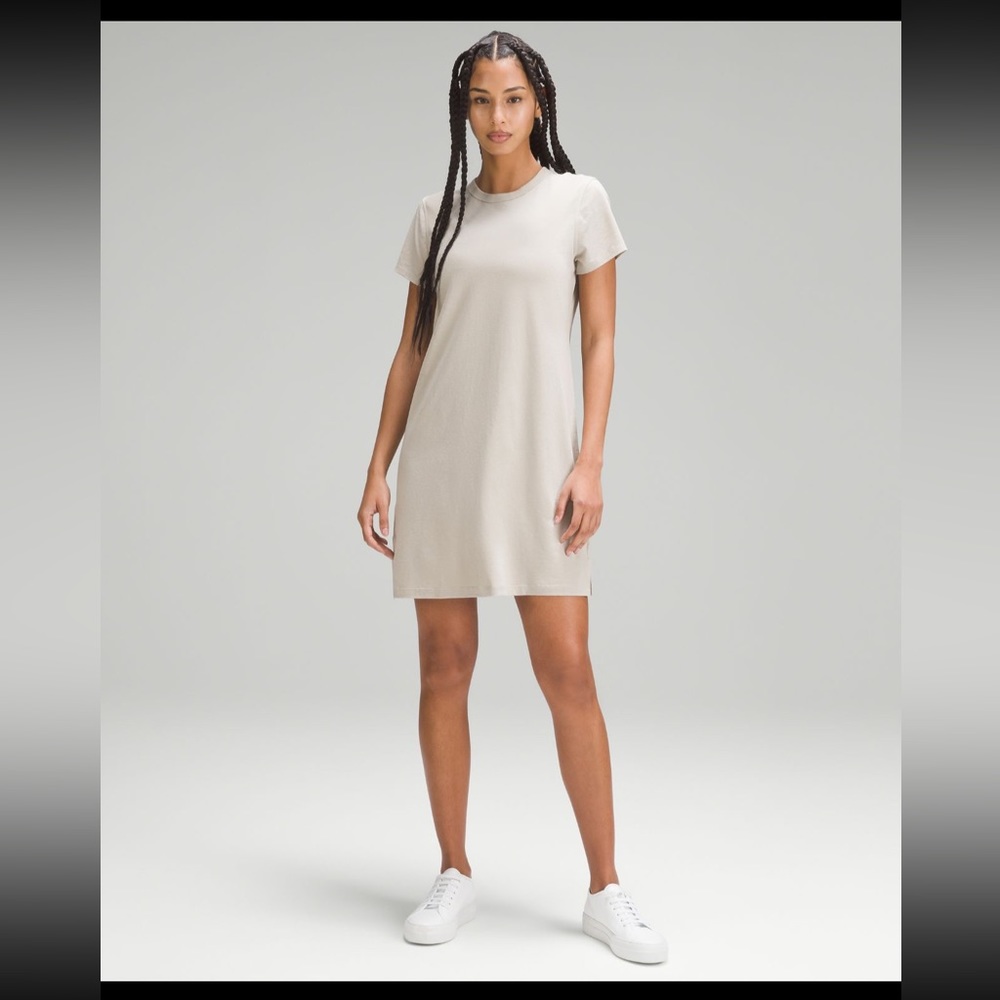 Lululemon Classic Fit Cotton Blend T-Shirt Dress